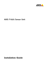 Axis F1025 User manual