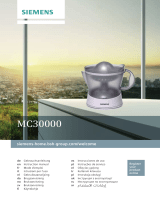 Siemens MC30000 User manual