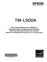 Epson TM-L500A Series User manual