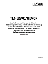Epson TM-U590P Serie User manual
