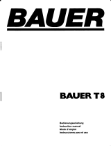 Bauer T8 Owner's manual