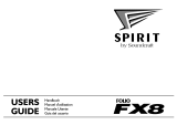 SoundCraft SPIRIT FOLIO FX8 Owner's manual
