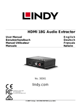 Lindy HDMI 18G Audio Extractor User manual