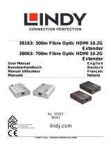 Lindy 300m Fibre Optic HDMI 10.2G Extender User manual