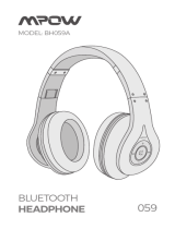 Mpow 059 Headphones User manual
