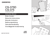 ONKYO CS-375D User manual