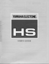 Yamaha HS 8 Owner's manual