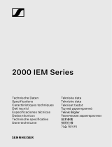 Sennheiser EK 2000 IEM Operating instructions