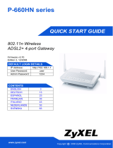 ZyXEL P-660HN-F3Z Quick start guide