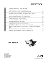 Festool TSC 55 Li 5,2 REBI-Plus-SCA User manual