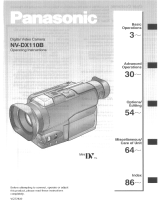 Panasonic NVDX110B Owner's manual