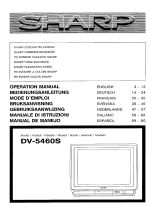 Sharp DV5460S Owner's manual