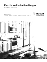Bosch HIIP054U/06 Installation guide