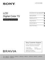 Sony KDL-22BX320 Owner's manual