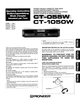 Pioneer CT-055W Owner's manual
