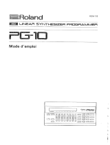 Roland PG-10 Owner's manual