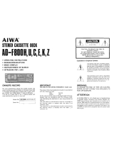 Aiwa nsx 992 Owner's manual