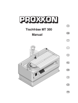 Proxxon MT 300 User manual