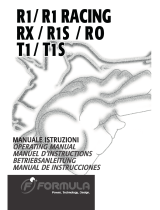 Formula R1 Operating instructions