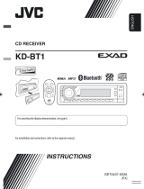 JVC KDBT1 - Radio / CD Instructions Manual