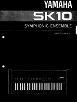 Yamaha Symphonic Ensemble SK10 Owner's manual