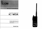 ICOM IC-M3A Owner's manual