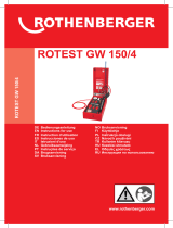 Rothenberger ROTEST GW 150/4 User manual