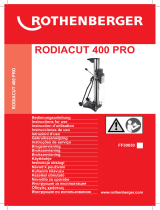 Rothenberger RODIACUT 400 PRO User manual