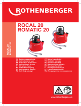 Rothenberger Decalcifying pump ROCAL 20 User manual