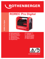 Rothenberger ROREC Pro Digital User manual