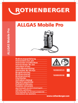 Rothenberger Mobile brazing device ALLGAS Mobile Pro User manual
