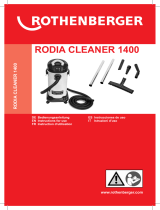 Rothenberger Nass- und Trockensauger RODIA CLEANER User manual