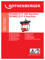 Rothenberger ROWELD P 5 Saniline User manual