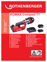 Rothenberger Press machine ROMAX Compact Twin Turbo Basic set User manual