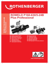 Rothenberger Hydraulic butt welding machine P 355B User manual