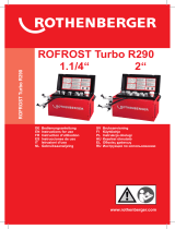 Rothenberger Pipe freezing system ROFROST TURBO R290 1.1/4" set User manual