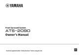 Yamaha ATS-2090 Owner's manual