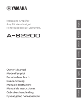 Yamaha A-S3200 Owner's manual