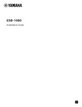 Yamaha ESB-1080 Installation guide
