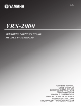 Yamaha YRS-2000 Owner's manual