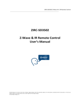 Sigma Designs D87-SG-ZIRC3502 User manual