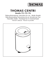 Thomas CENTRI 776 SEK Owner's manual