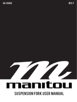 Manitou Technical Reference 100 MACHETE 27.5 Owner's manual