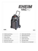 EHEIM Nozzle set and filter for VAC40 Owner's manual