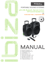 Ibiza Sound PORT15VHF-MKII Owner's manual