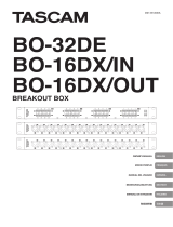 Tascam BO-32DE Owner's manual