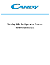 Candy CHSBSV5172XK American Fridge Freezer User manual