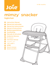Joie Mimzy Snacker Highchair User manual