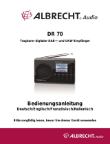 Albrecht DR 70 Digitalradio, DAB+/UKW Owner's manual