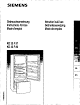 Siemens KD33F97/51 User manual